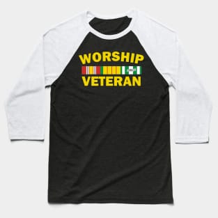 Worship Veteran Baseball T-Shirt